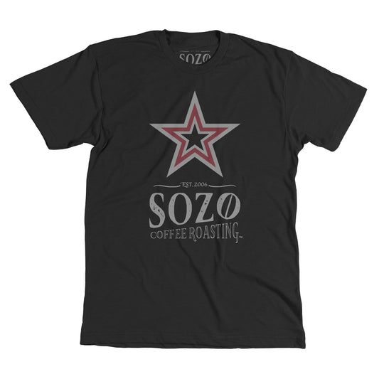 SoZo Coffee Roasting Logo- Short Sleeve Unisex Cotton Tee