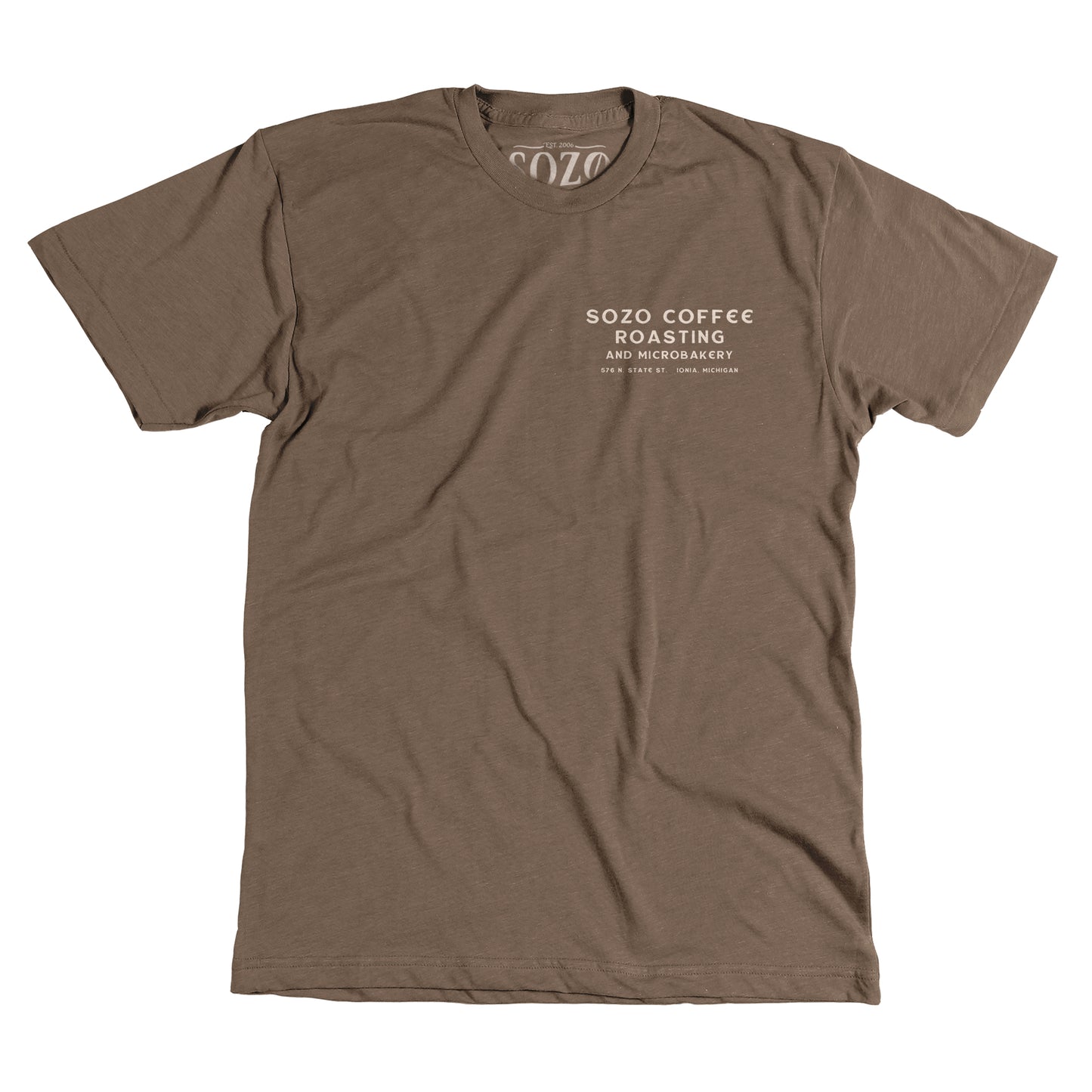 SoZo Coffee Espresso Tee- Short Sleeve Unisex Cotton Tee